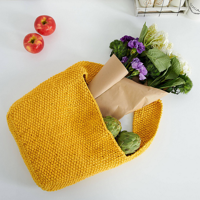 Seed Stitch Tote