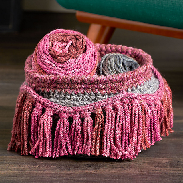 Abundant Fringe Basket