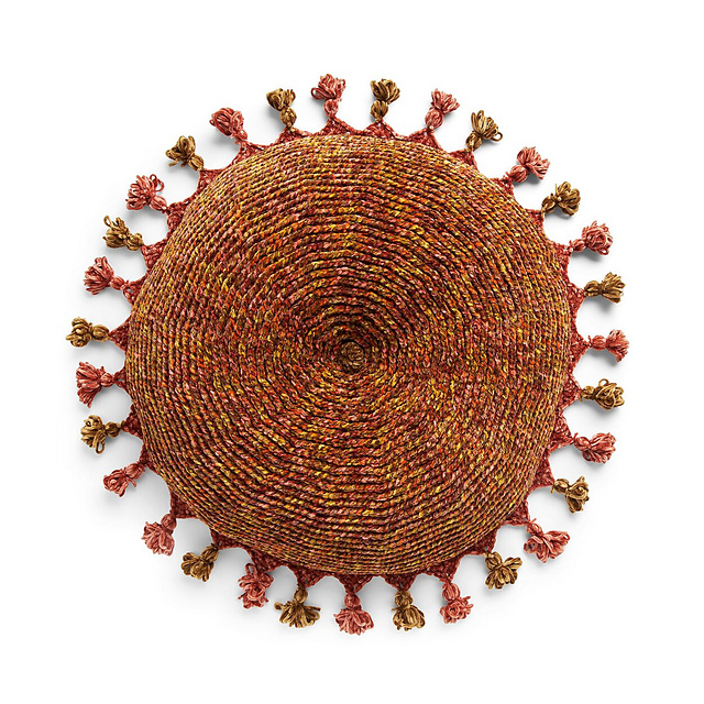 Tassel Around Floor Pillow