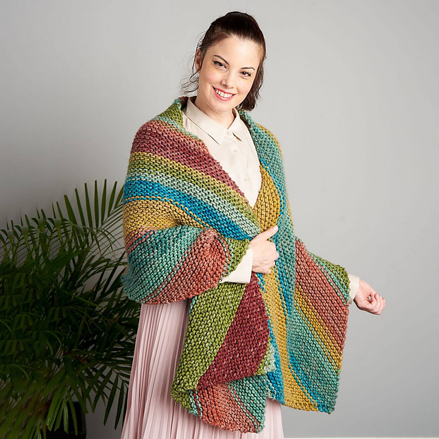 Generous Stripes Wrap