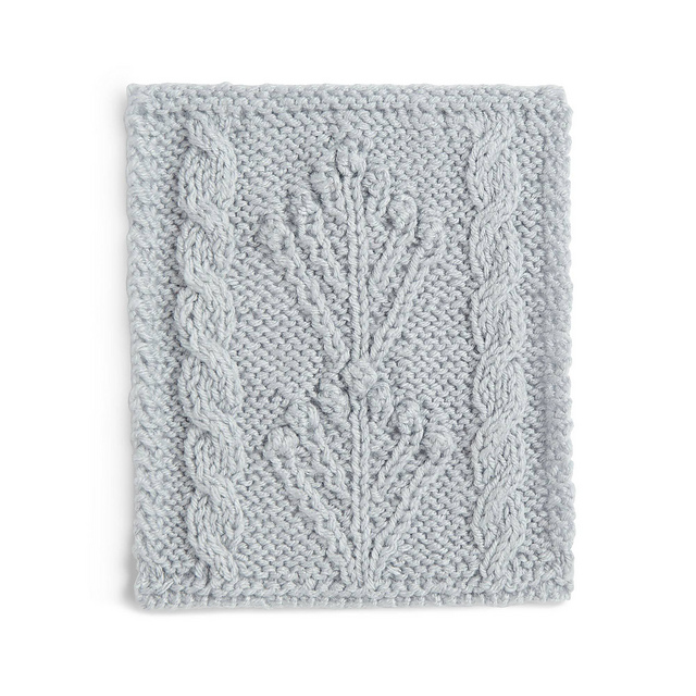 Bobbles & Cables Block