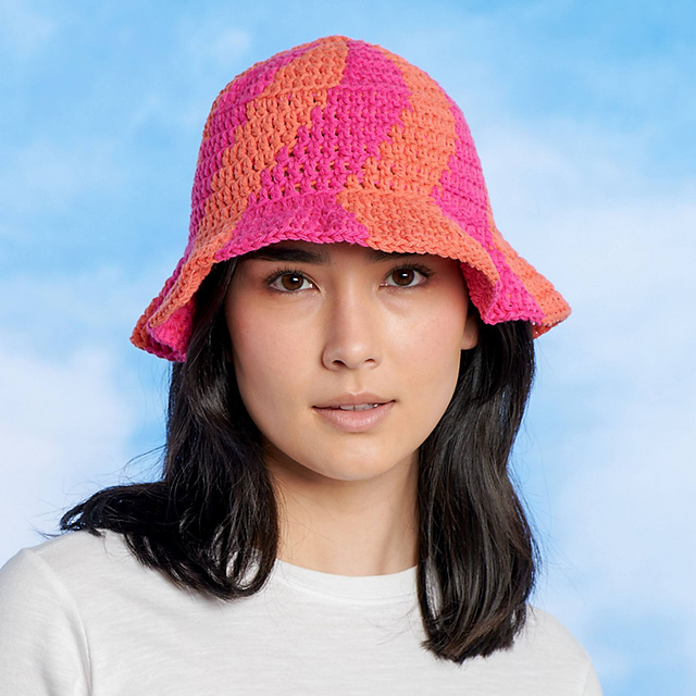Ravelry: Sun Swirl Bucket Hat pattern by Yarnspirations Design Studio
