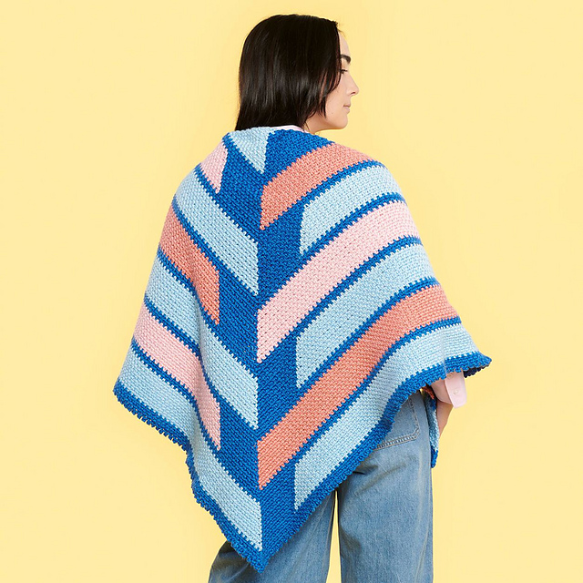 Blocks and Stripes Shawl