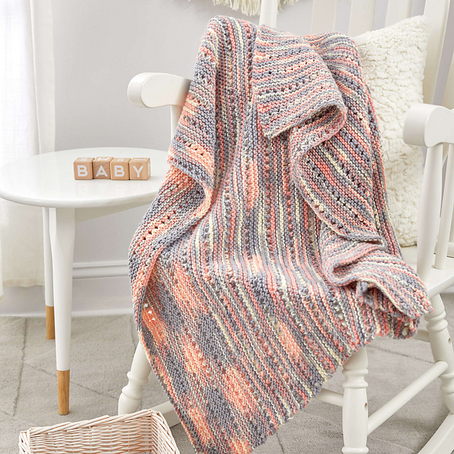 Garter Lace Baby blanket