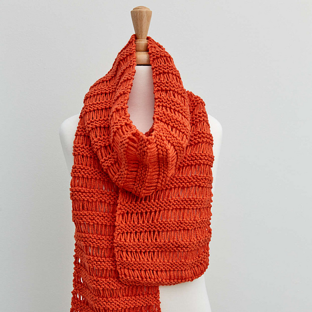 Beginner Drop Stitch Scarf