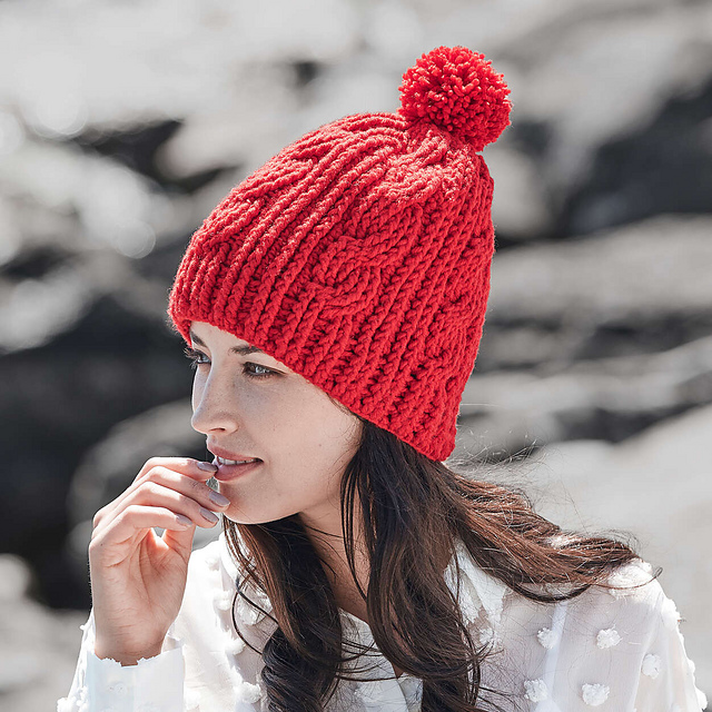 Cable Rib Hat