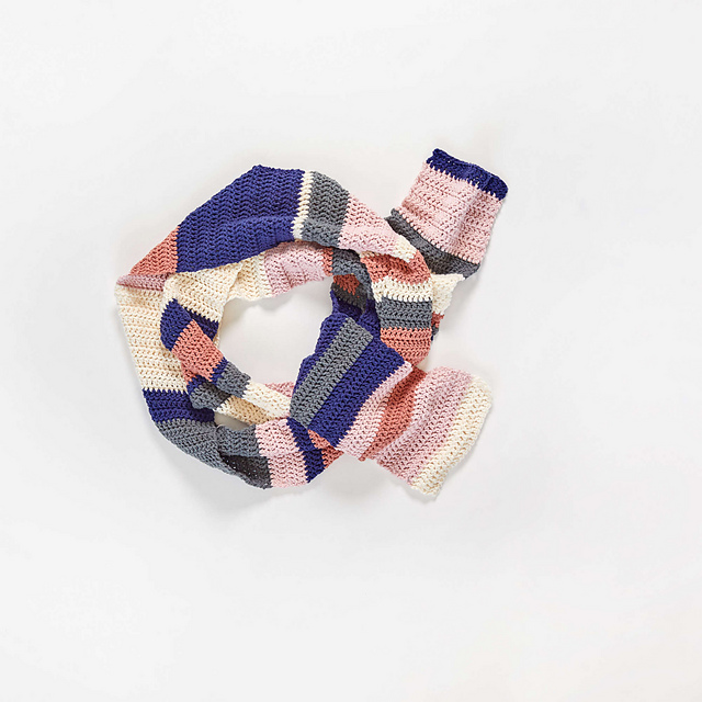 Modern Color Block Scarf