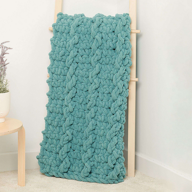 Mock Cable Blanket