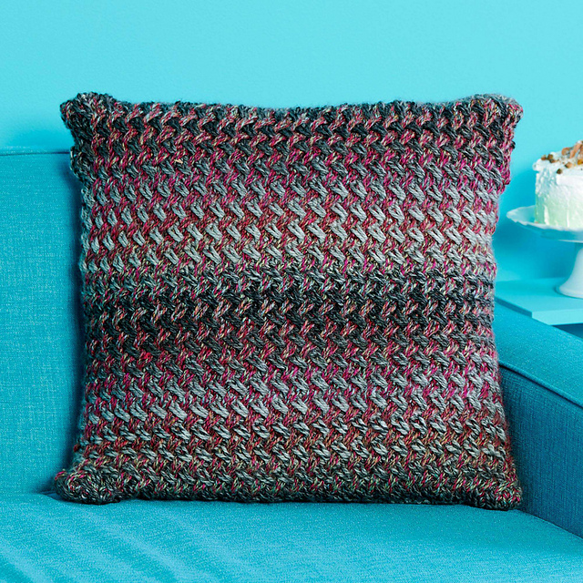 Lively Lattice Pillow
