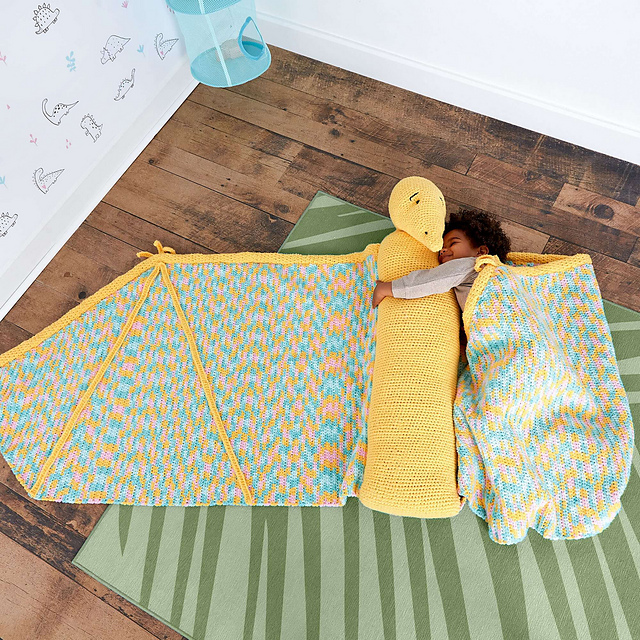 Dino Hug Blanket