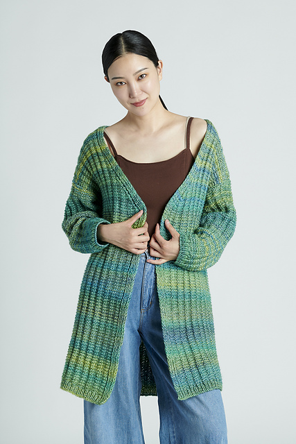 Vertical Ridges Cardigan
