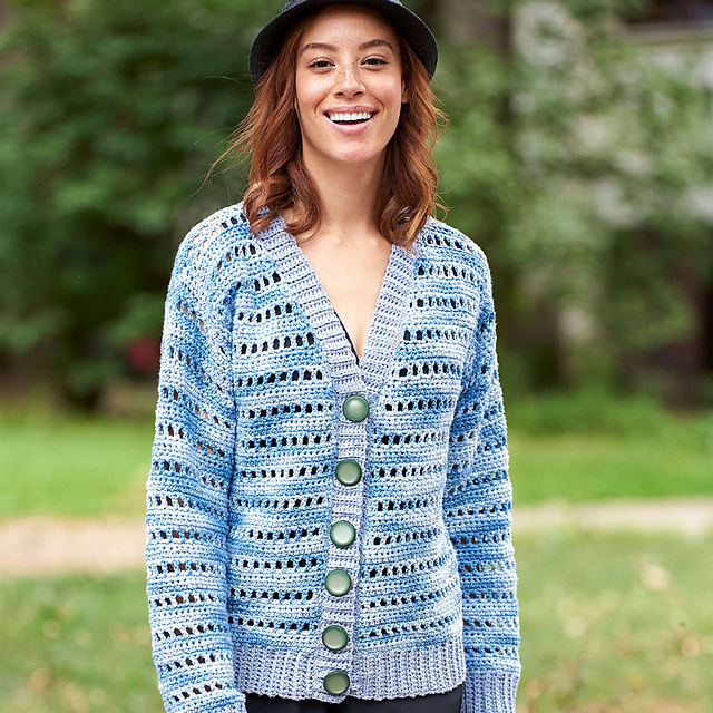Ravelry Summer Evening Cardigan pattern by Yarnspirations Design Studio