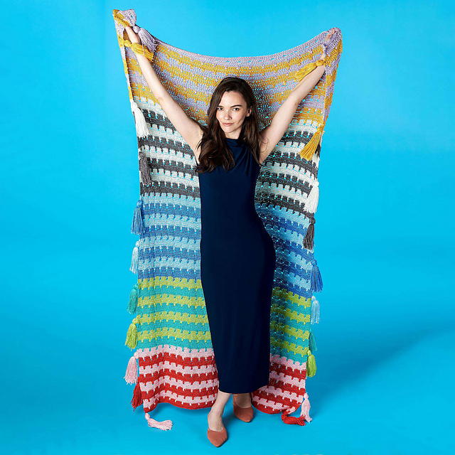 Disrupted Stripes Blanket