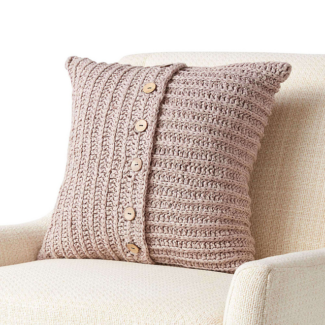 Ridged Birch Pillow