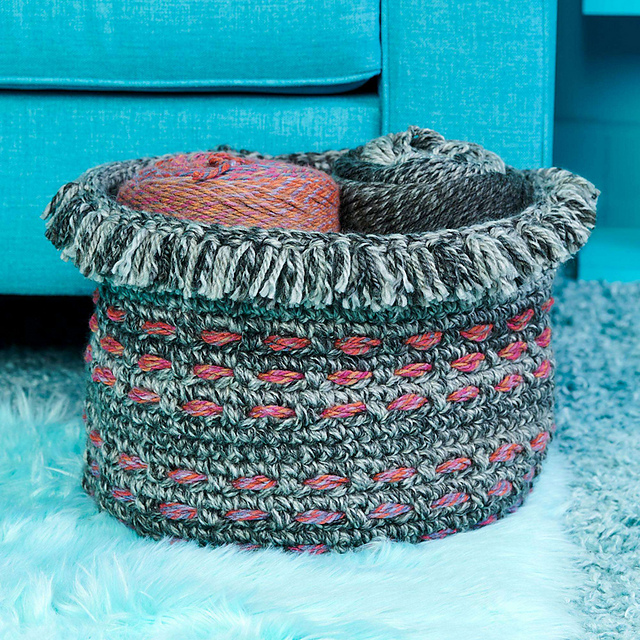 Woven Bands Basket