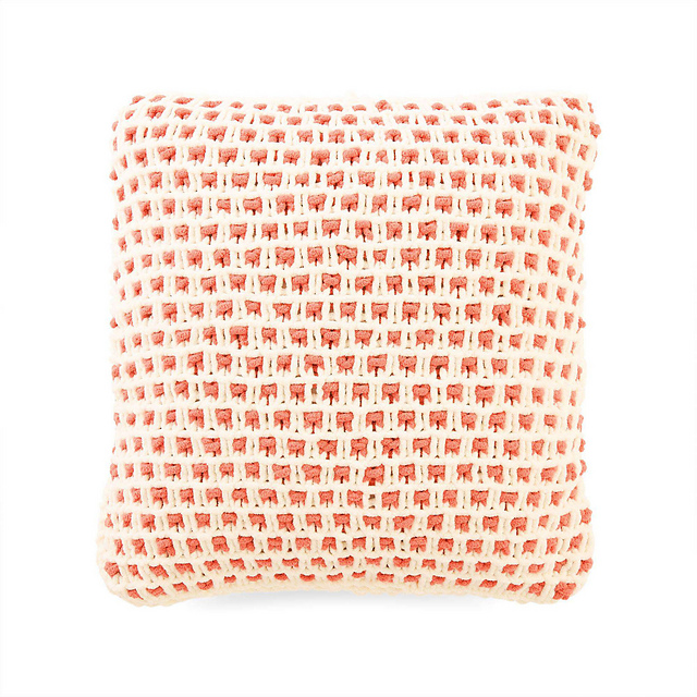 Woven Garter Slip Pillow