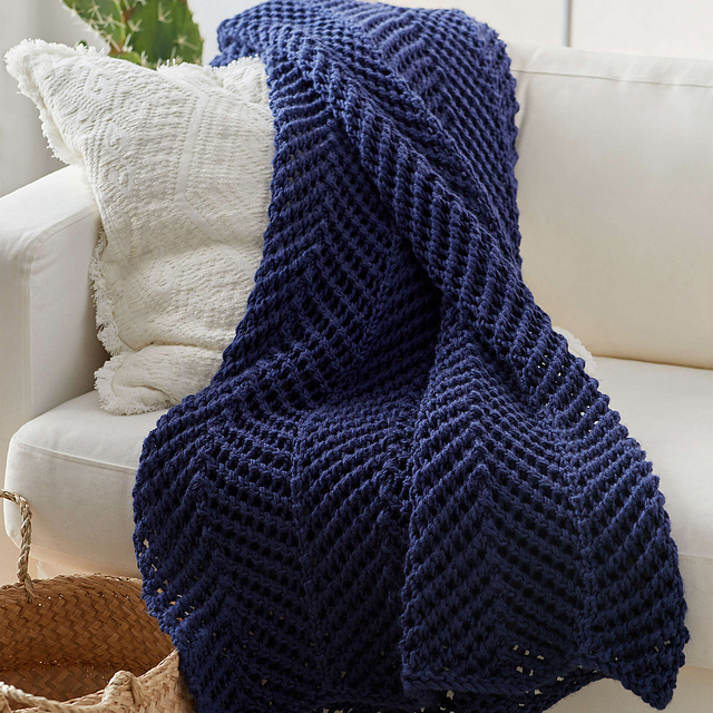 Chevron Ridges Throw