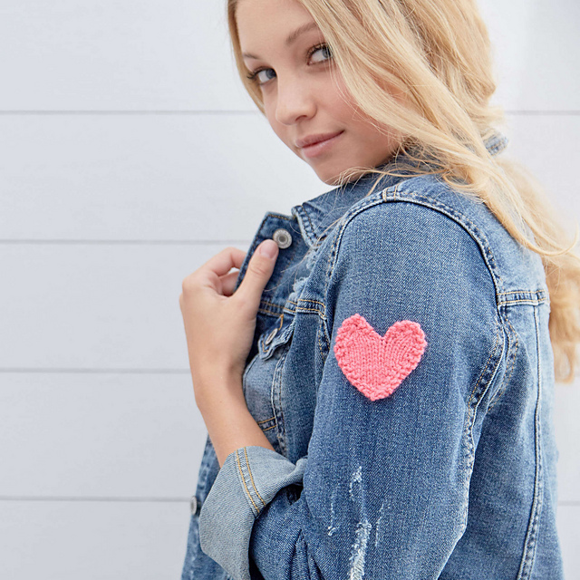 Ravelry: Heart Applique pattern by Michele Wilcox