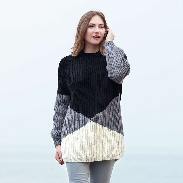Bold Angles Pullover