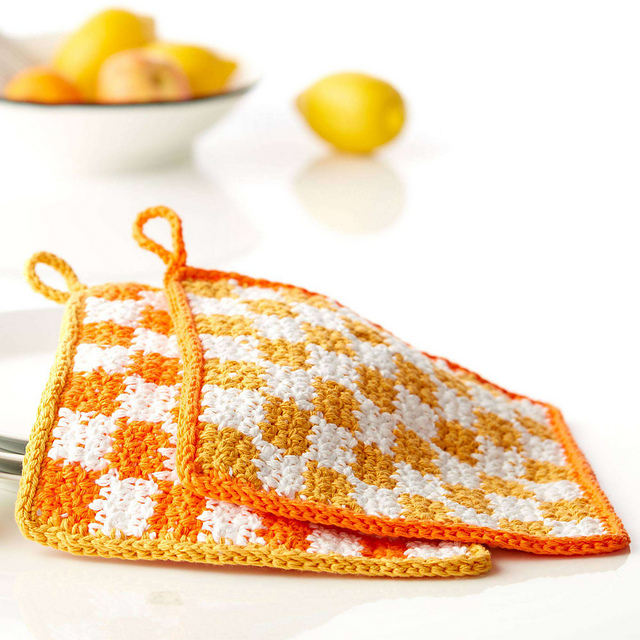 Checkered Dishcloth