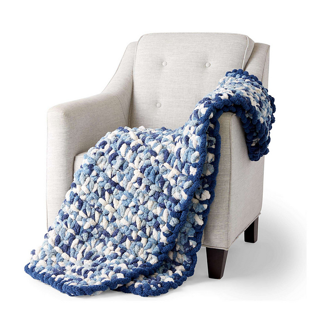 Ravelry Big Blanket Stitch Afghan pattern by Bernat Design Studio