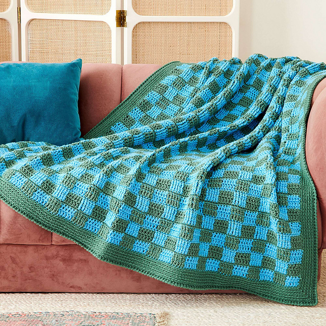 Waterfall Stitch Blanket