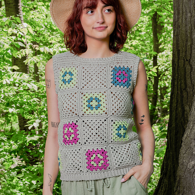 Granny Patchwork Vest
