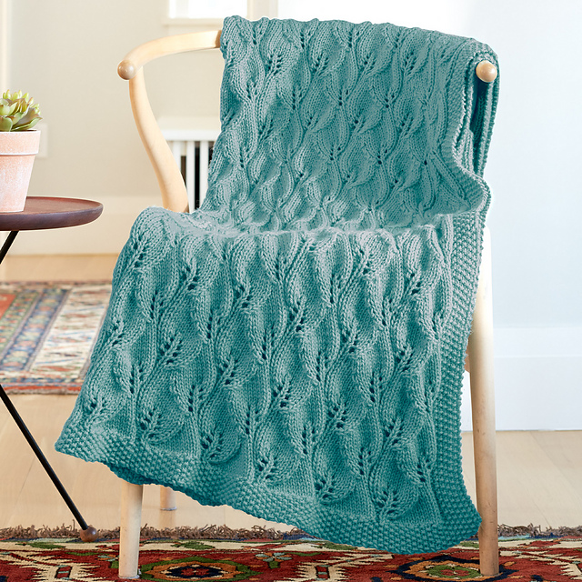 Leafy Green Afghan