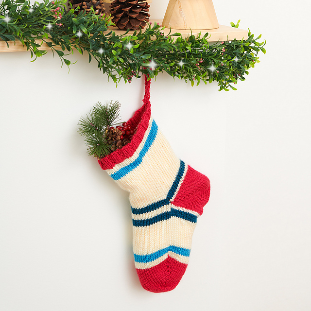 Favorite Stripes Stocking