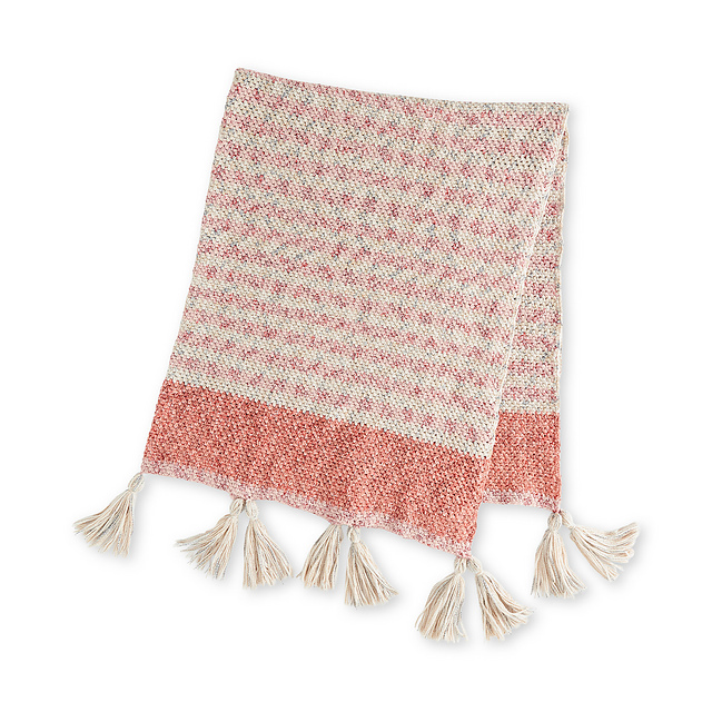 Tasellicious Moss Stripes Blanket