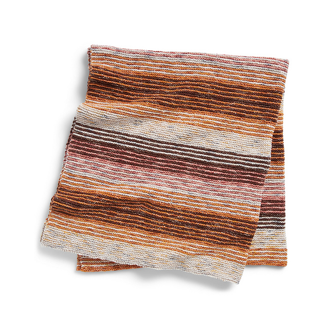 Tweedy Striped Blanket