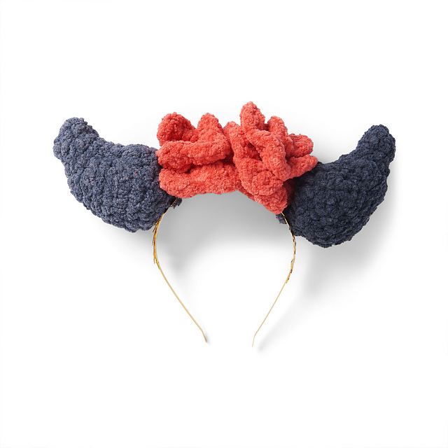 Floral Horn Headband