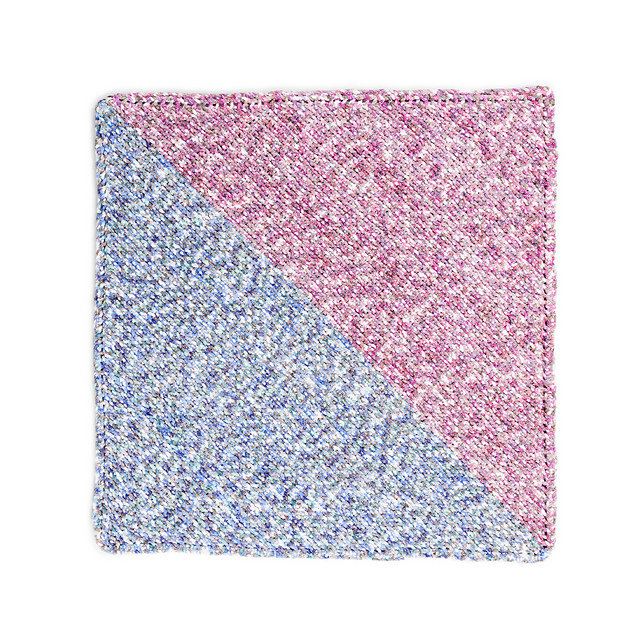Sea Lavender Baby Blanket