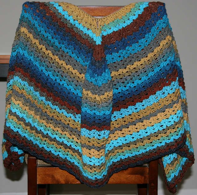 Bright Autumn Poncho