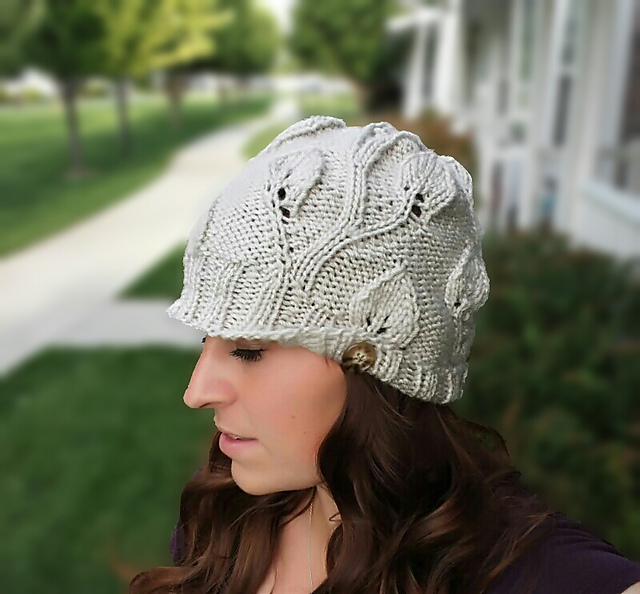 Climbing Leaves Hat with Brim