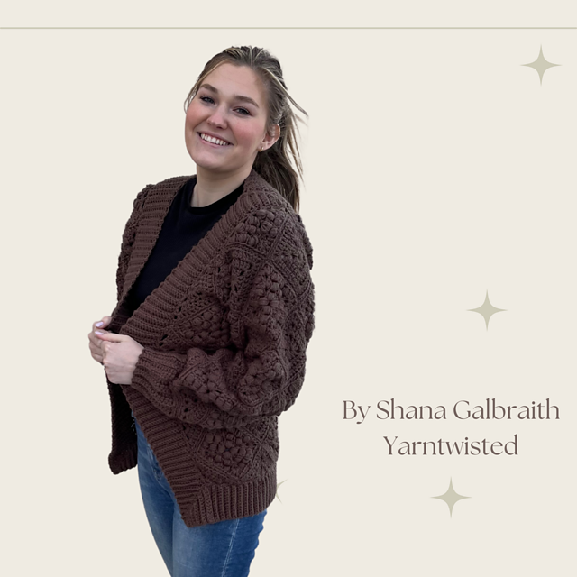 Bobbled Granny Cardi