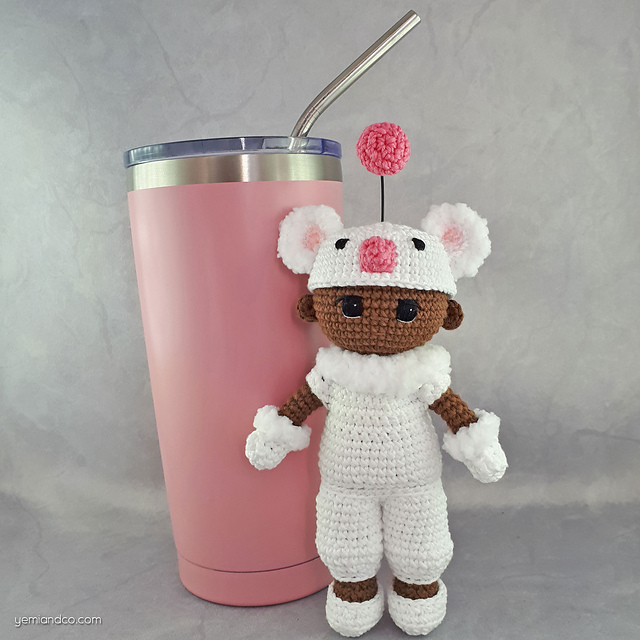Martin and his Moogle costume
