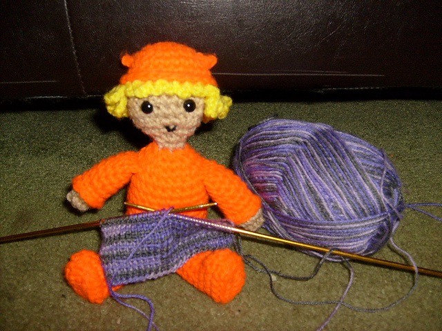 Doll in a Kitty Costume