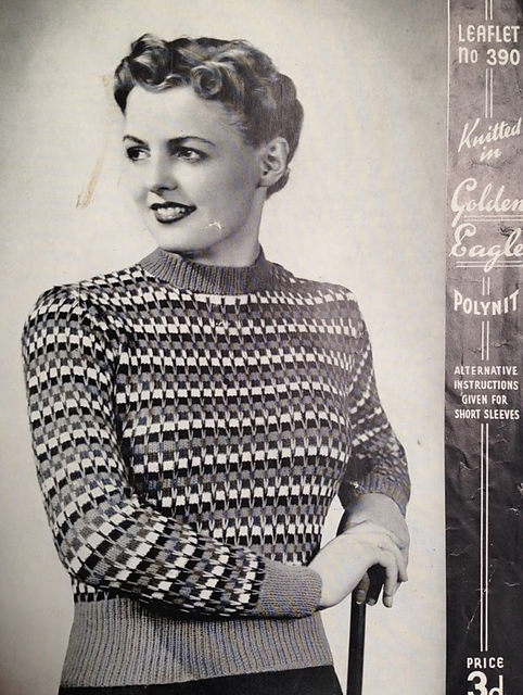 Lady's striped jumper
