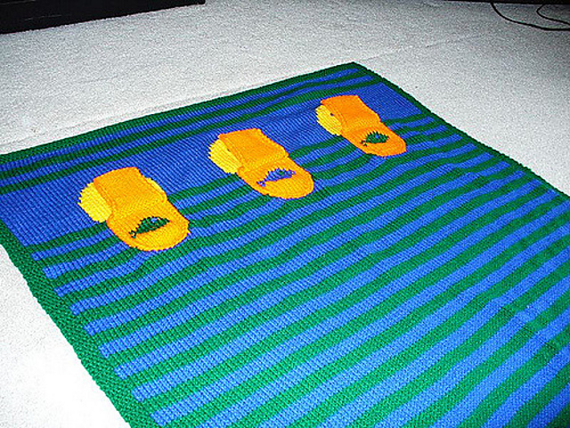 #43 Just Ducky Baby Afghan