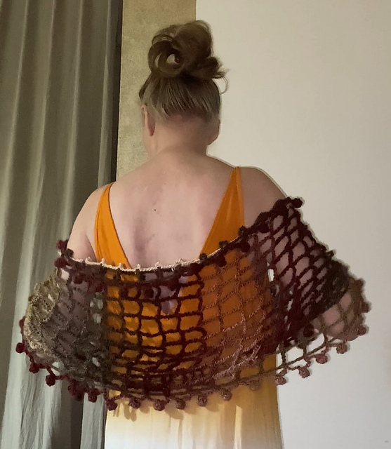 Autumn Horizon Crochet Wrap