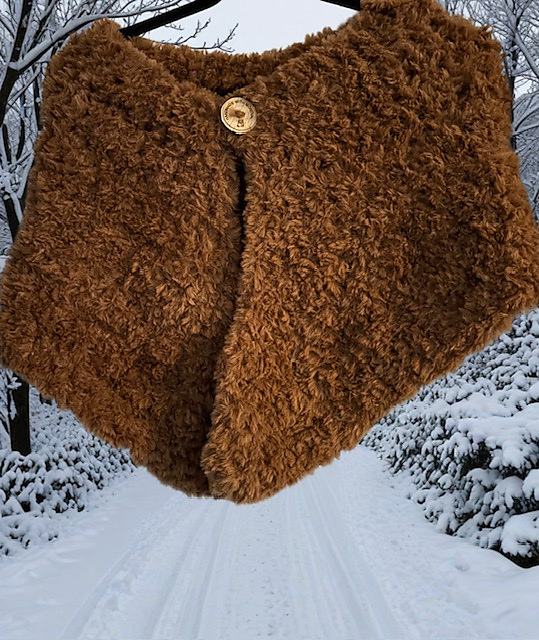 Faux Fur Shrug
