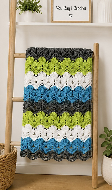 Ripple Fan Blanket
