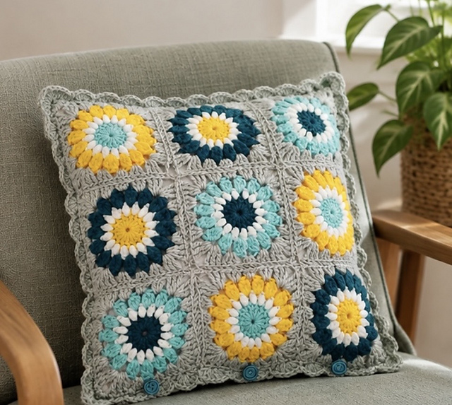 Sunburst Cushion Cover