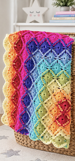 Bravarian Shell Blanket