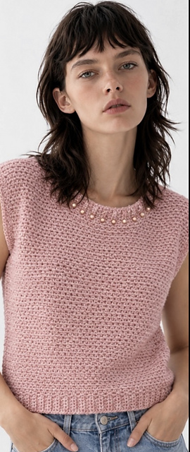 Linen Stitch Top