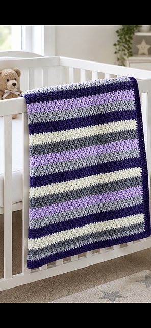 Alpine Stitch Blanket