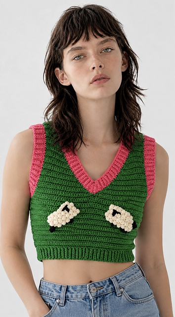 Baa Baa Cropped Tank Top