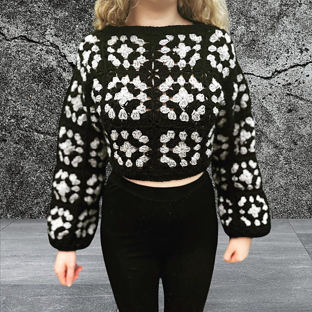Boho Cropped Jumper