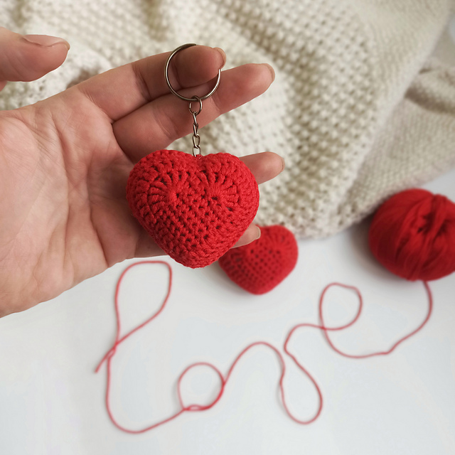 Heart keychain